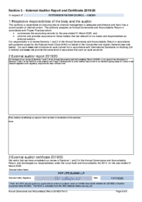Annual Return Section 3 2019-20